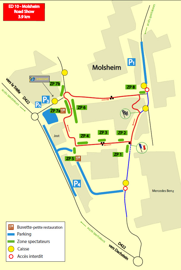 Carte Molsheim